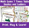 Multiplication Printable Maths Game Printable Kids Multiplication Maths Game